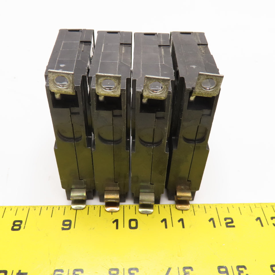 Square D Q0B 20A Single Pole Circuit Breaker 120/240V Used Lot Of 4