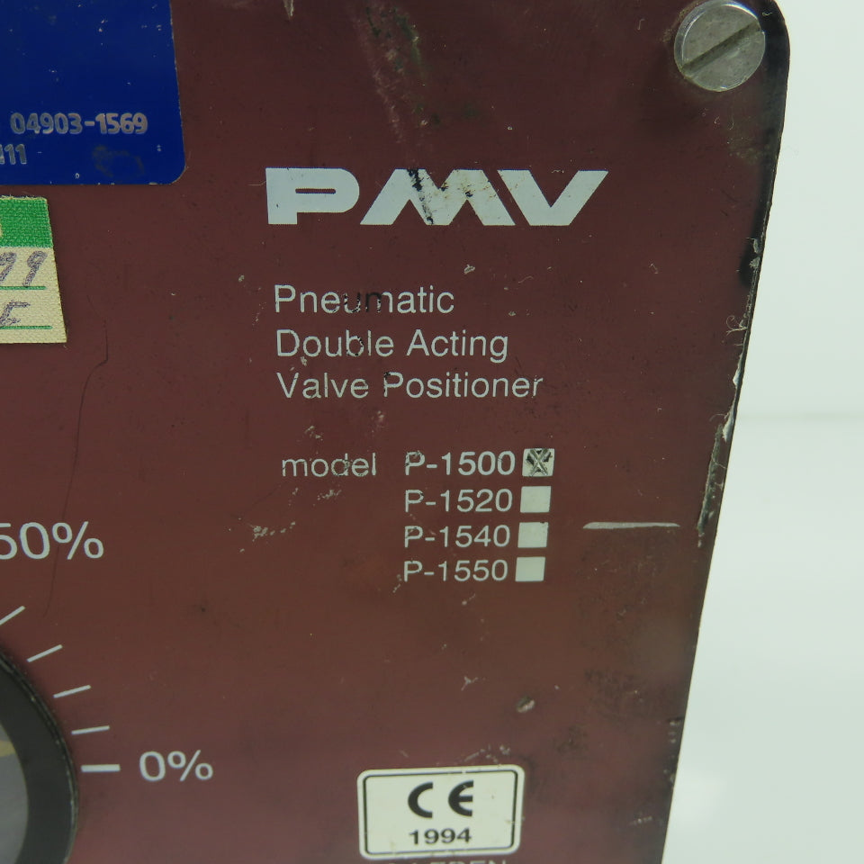PMV P-1500 Pneumatic Double Acting Rotary Valve Positioner