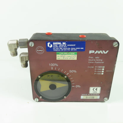 PMV P-1500 Pneumatic Double Acting Rotary Valve Positioner