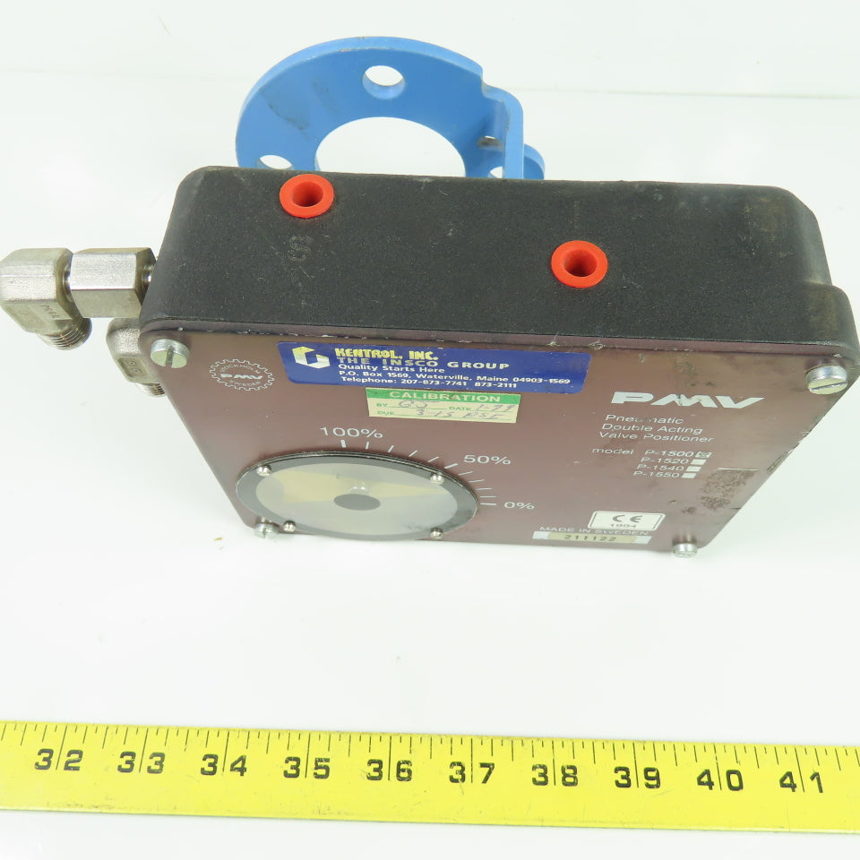 PMV P-1500 Pneumatic Double Acting Rotary Valve Positioner