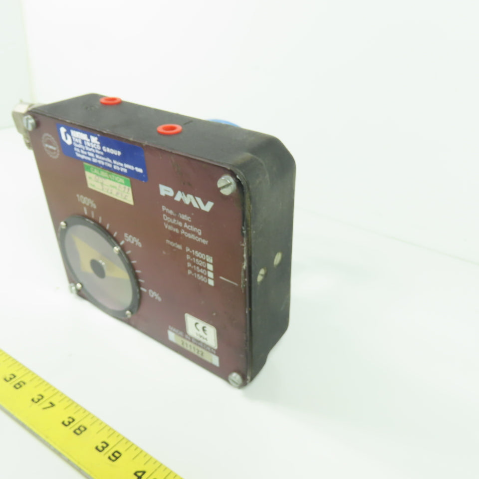 PMV P-1500 Pneumatic Double Acting Rotary Valve Positioner