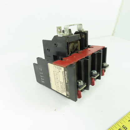 Westinghouse 672B294G01 Type DS 30A 3-Pole Disconnect Switch 600VAC 250VDC 7.5HP