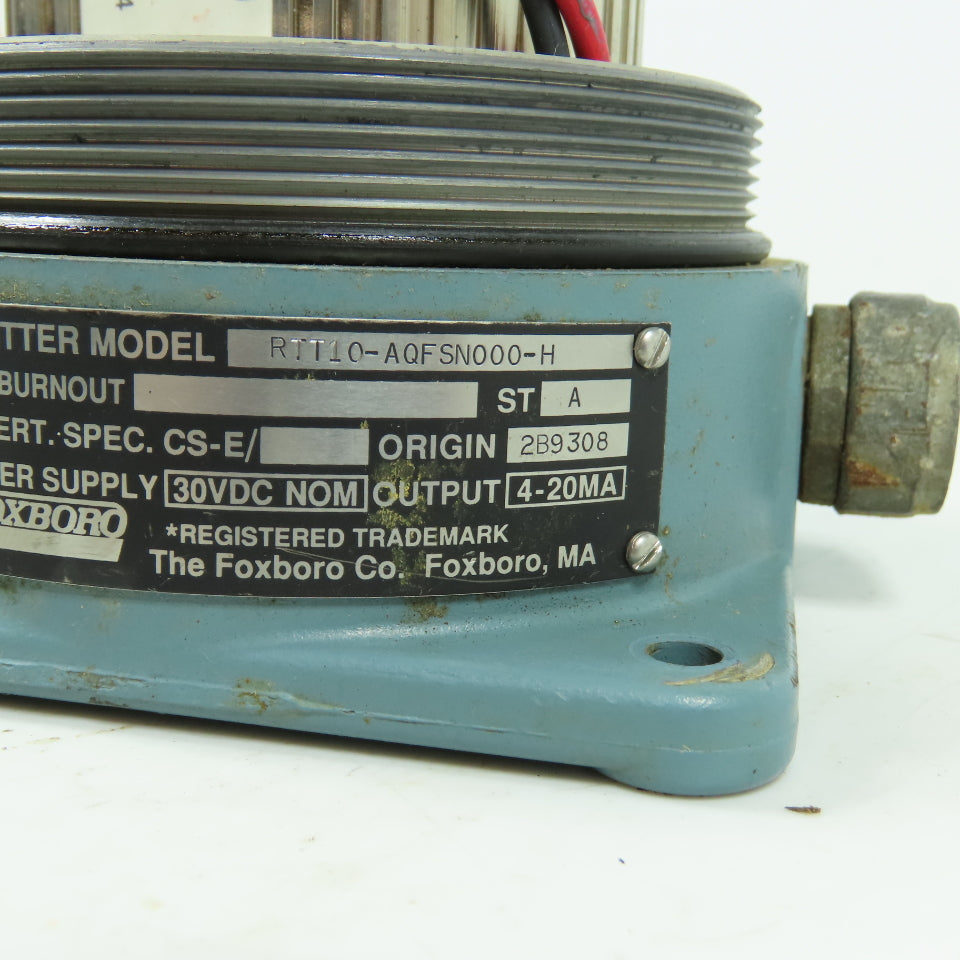 Foxboro RTT10-AQFSN000-H I/A Series RTD Thermocouple Temperature Transmitter