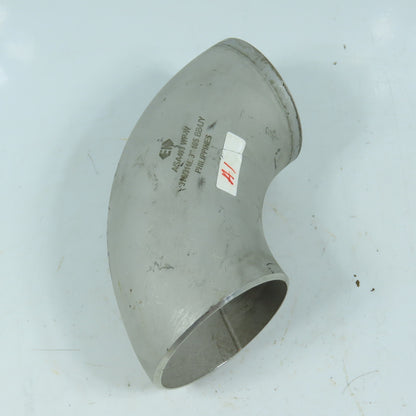 EP 3" Sch 10S 90 Degree Elbow 316/316L Stainless Steel Butt Weld