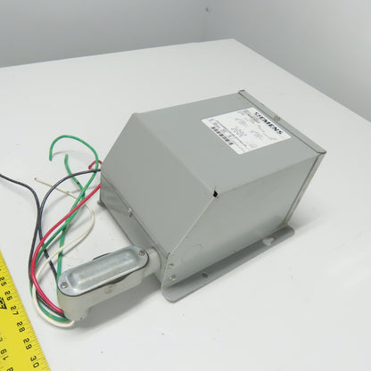 Siemens 1D1N002QST 2KVA Transformer 240/480V Pri 120/240V Sec 1PH