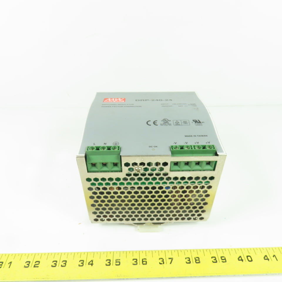 Mean Well DRP-240-24 Switching Power Supply 100-240VAC In 24V Output
