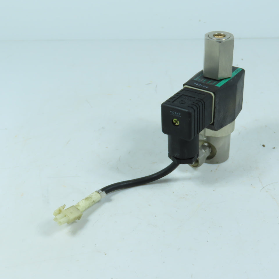 CKD HVL42-X0015 High Vacuum Solenoid Valve 24VDC Rc1/8 Orifice 3mm