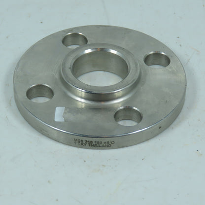 TAY 1" 150# Slip-On Pipe Flange 316 Stainless Steel Raised Face