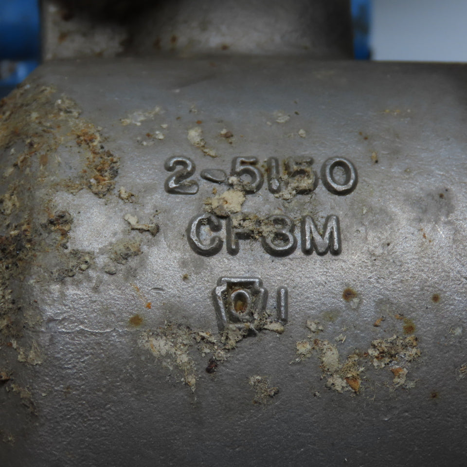 N-J / Jamesbury 2-5150 2" 150# CF8M Ball Valve w/ Jamesbury VPVL200 Actuator