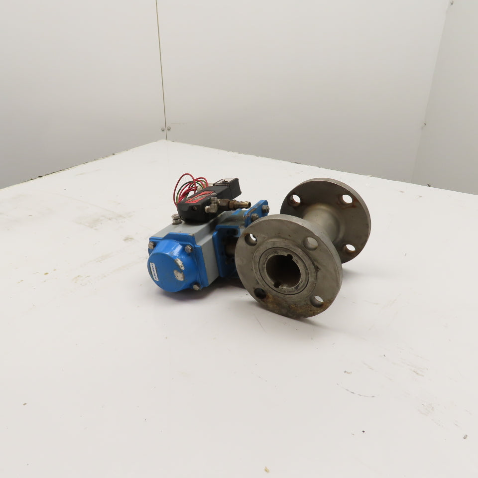 N-J / Jamesbury 2-5150 2" 150# CF8M Ball Valve w/ Jamesbury VPVL200 Actuator