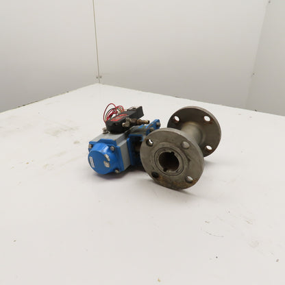N-J / Jamesbury 2-5150 2" 150# CF8M Ball Valve w/ Jamesbury VPVL200 Actuator