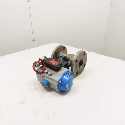 N-J / Jamesbury 2-5150 2" 150# CF8M Ball Valve w/ Jamesbury VPVL200 Actuator