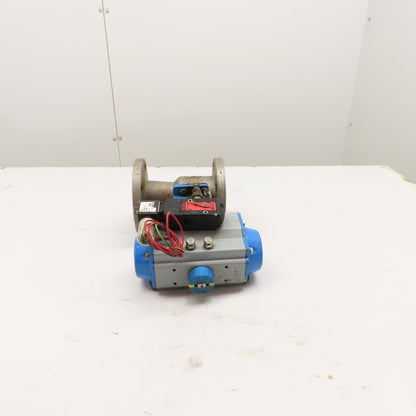 N-J / Jamesbury 2-5150 2" 150# CF8M Ball Valve w/ Jamesbury VPVL200 Actuator