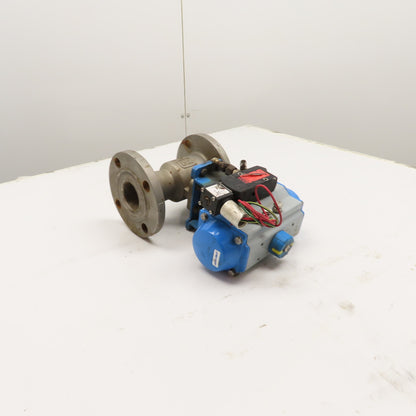 N-J / Jamesbury 2-5150 2" 150# CF8M Ball Valve w/ Jamesbury VPVL200 Actuator