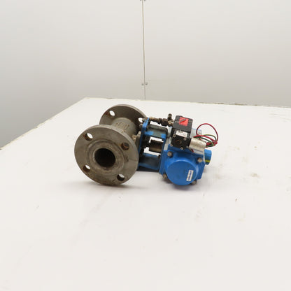 N-J / Jamesbury 2-5150 2" 150# CF8M Ball Valve w/ Jamesbury VPVL200 Actuator