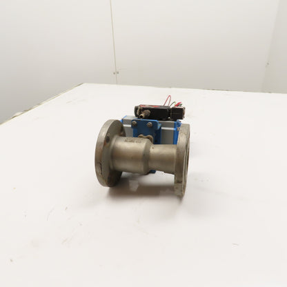 N-J / Jamesbury 2-5150 2" 150# CF8M Ball Valve w/ Jamesbury VPVL200 Actuator
