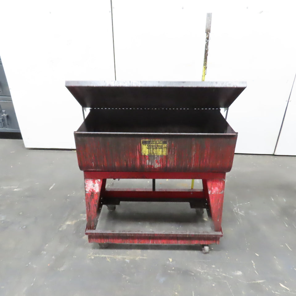 Justrite 27220 22 Gallon Flammable Liquid Safety Rinse Tank Foot Pedal Operated