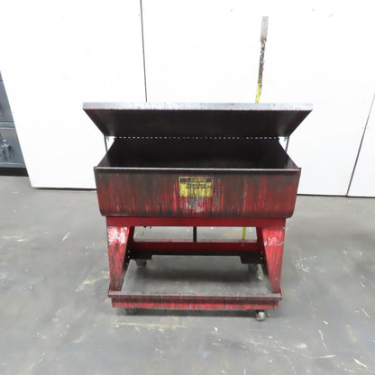 Justrite 27220 22 Gallon Flammable Liquid Safety Rinse Tank Foot Pedal Operated