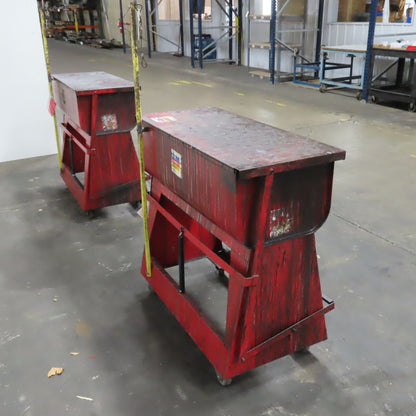 Justrite 27220 22 Gallon Flammable Liquid Safety Rinse Tank Foot Pedal Operated