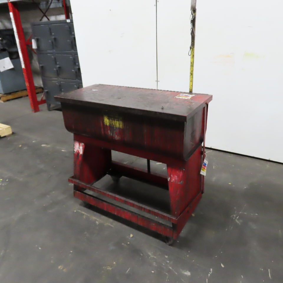 Justrite 27220 22 Gallon Flammable Liquid Safety Rinse Tank Foot Pedal Operated