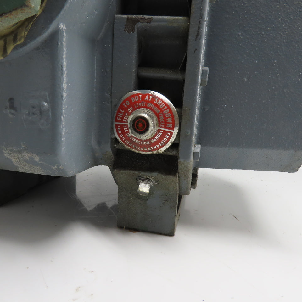 Dresser Roots 406 RCS JV Rotary Lobe Blower 3820 RPM Max 4" NPT 1-1/2" Shaft