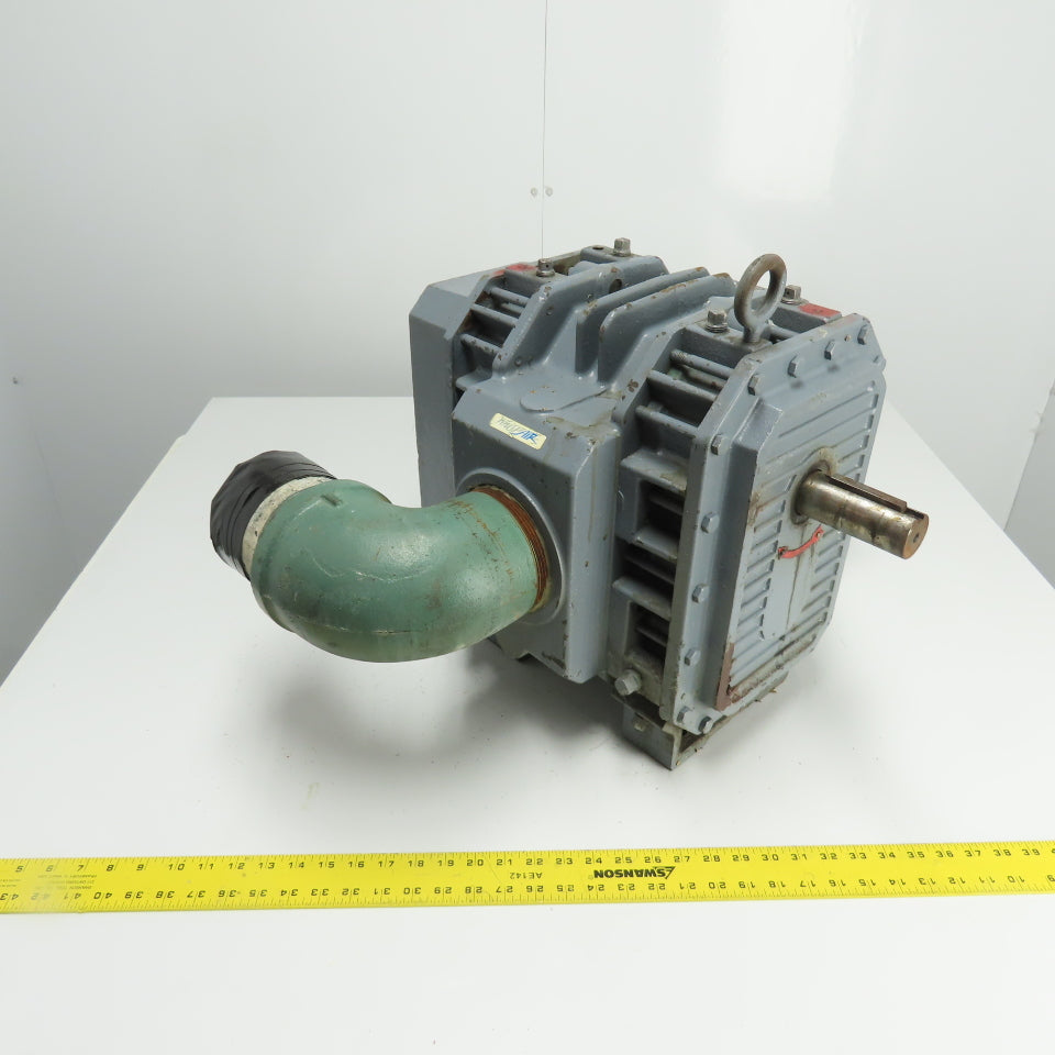 Dresser Roots 406 RCS JV Rotary Lobe Blower 3820 RPM Max 4" NPT 1-1/2" Shaft