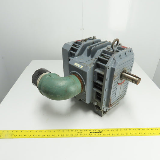 Dresser Roots 406 RCS JV Rotary Lobe Blower 3820 RPM Max 4" NPT 1-1/2" Shaft