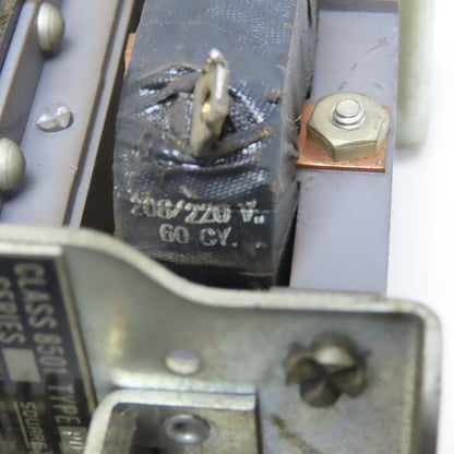 Square D 8501 P03 Contactor Relay 208/220V Coil
