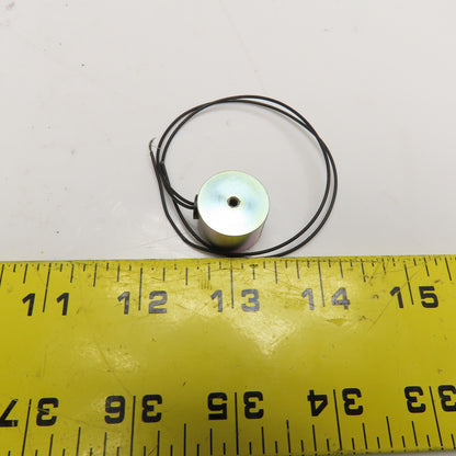 Kuhnke HT-D20-F 24VDC Solenoid Holding Electromagnet 20mm OD x 15mm 100%ED