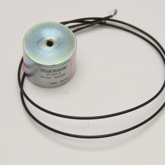 Kuhnke HT-D20-F 24VDC Solenoid Holding Electromagnet 20mm OD x 15mm 100%ED