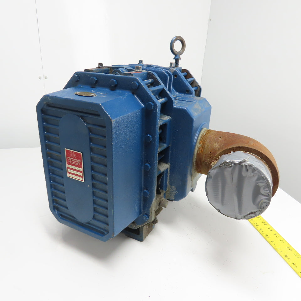 Dresser Roots 406 RCS JV Rotary Lobe Blower 3820 RPM Max 4" NPT 1-1/2" Shaft