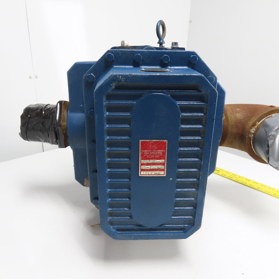 Dresser Roots 406 RCS JV Rotary Lobe Blower 3820 RPM Max 4" NPT 1-1/2" Shaft