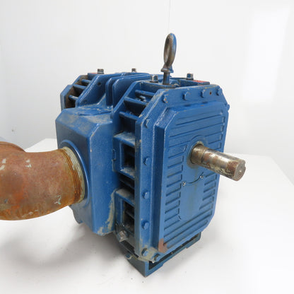 Dresser Roots 406 RCS JV Rotary Lobe Blower 3820 RPM Max 4" NPT 1-1/2" Shaft