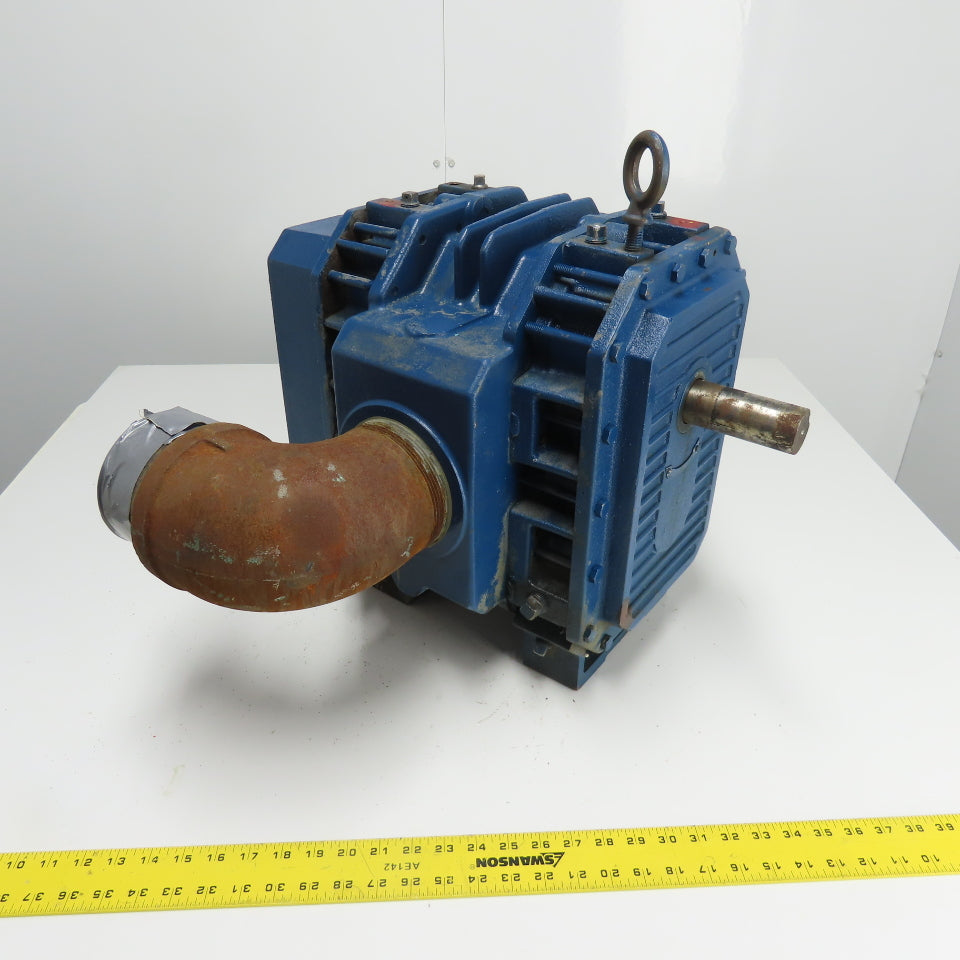 Dresser Roots 406 RCS JV Rotary Lobe Blower 3820 RPM Max 4" NPT 1-1/2" Shaft