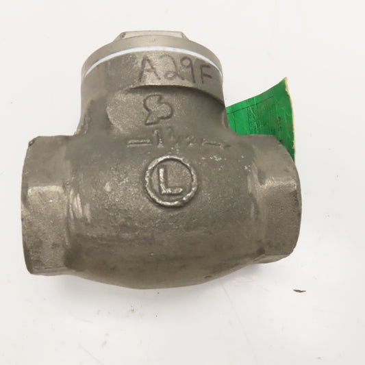 Ladish V-5260-0607-15A 1-1/2" NPT Swing Check Valve CF8M