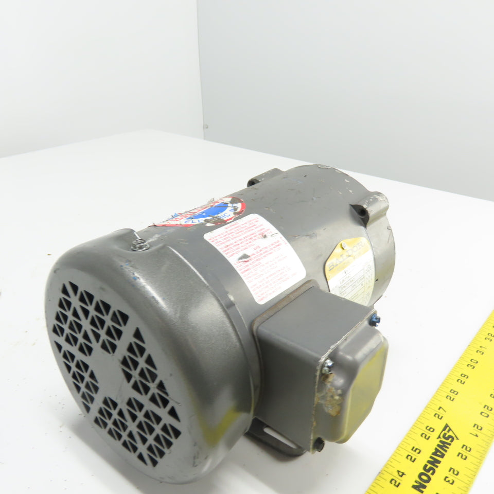 Baldor CJM3542 3/4HP AC Electric Motor 230/460V 3Ph 56J Frame 1725RPM Tested