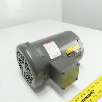 Baldor M3458 .33HP AC Electric Motor 230/460V 3Ph 48 Frame 1725RPM