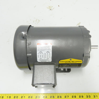 Baldor M3458 .33HP AC Electric Motor 230/460V 3Ph 48 Frame 1725RPM