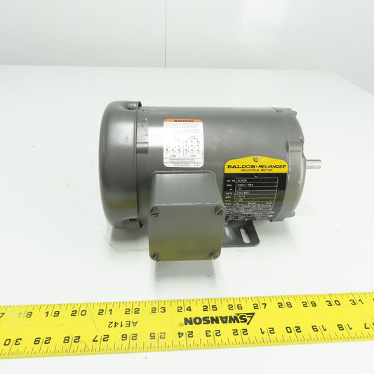 Baldor M3458 .33HP AC Electric Motor 230/460V 3Ph 48 Frame 1725RPM