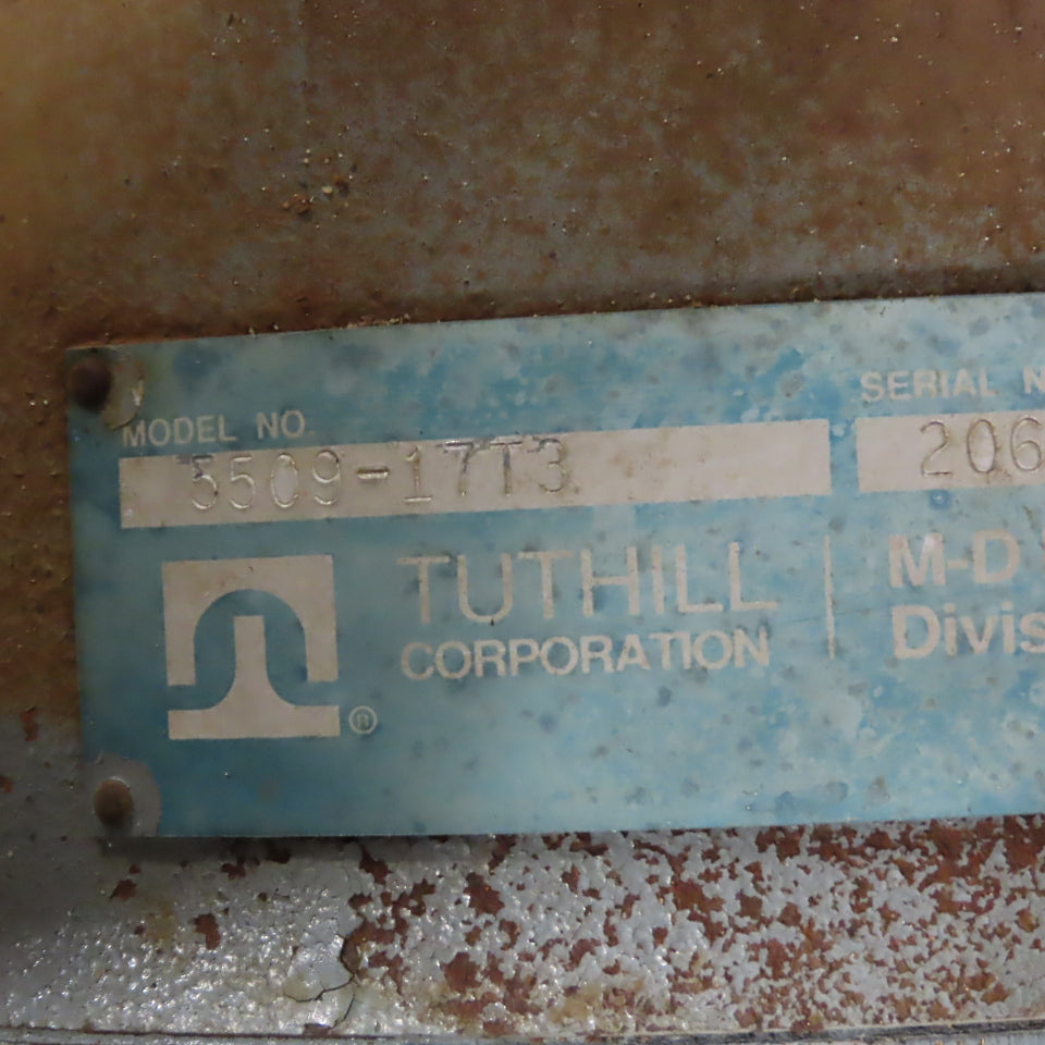 Tuthill 5509-17T3 30HP Positive Displacement Pump Package 230/460V 3PH Tested