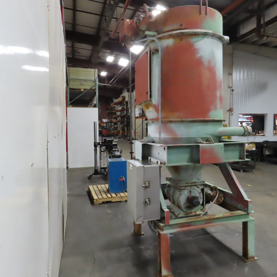 Flex-Kleen 36AVR14-III 36" Vacuum Filter Receiver Conveying Bin W/Airlock 3PH