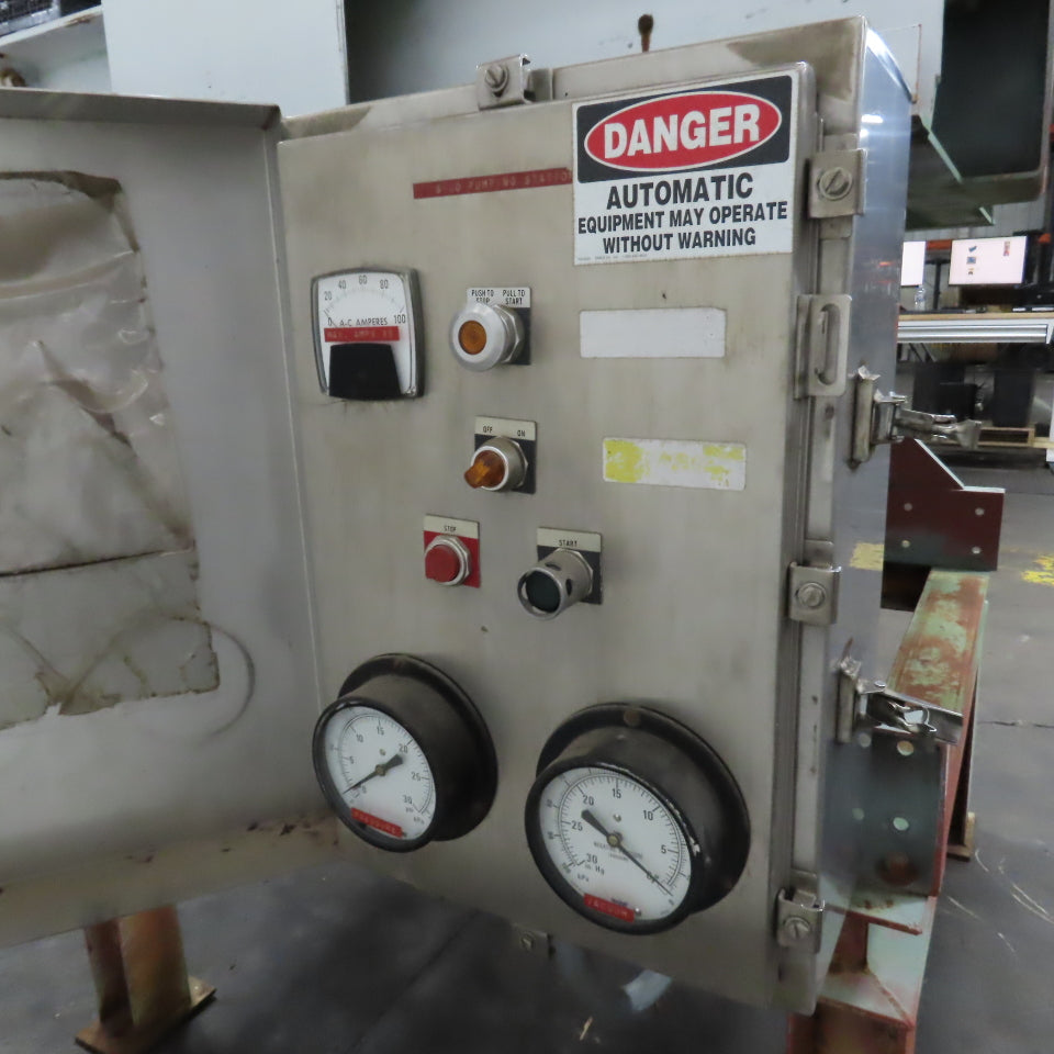 Flex-Kleen 36AVR14-III 36" Vacuum Filter Receiver Conveying Bin W/Airlock 3PH