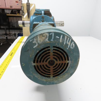 Sew S87R57LP143/56 1332 Ratio Dual Shaft Gear Motor 1.3RPM 230/460V 22,100 Torq