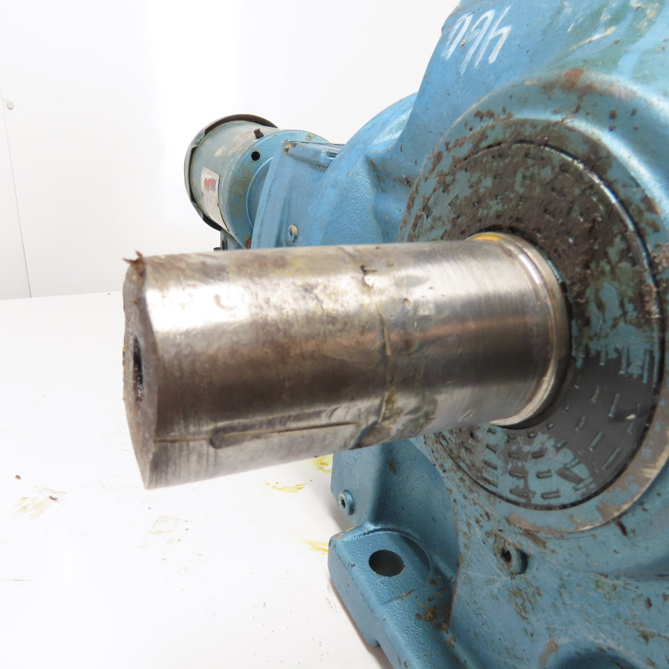 Sew S87R57LP143/56 1332 Ratio Dual Shaft Gear Motor 1.3RPM 230/460V 22,100 Torq