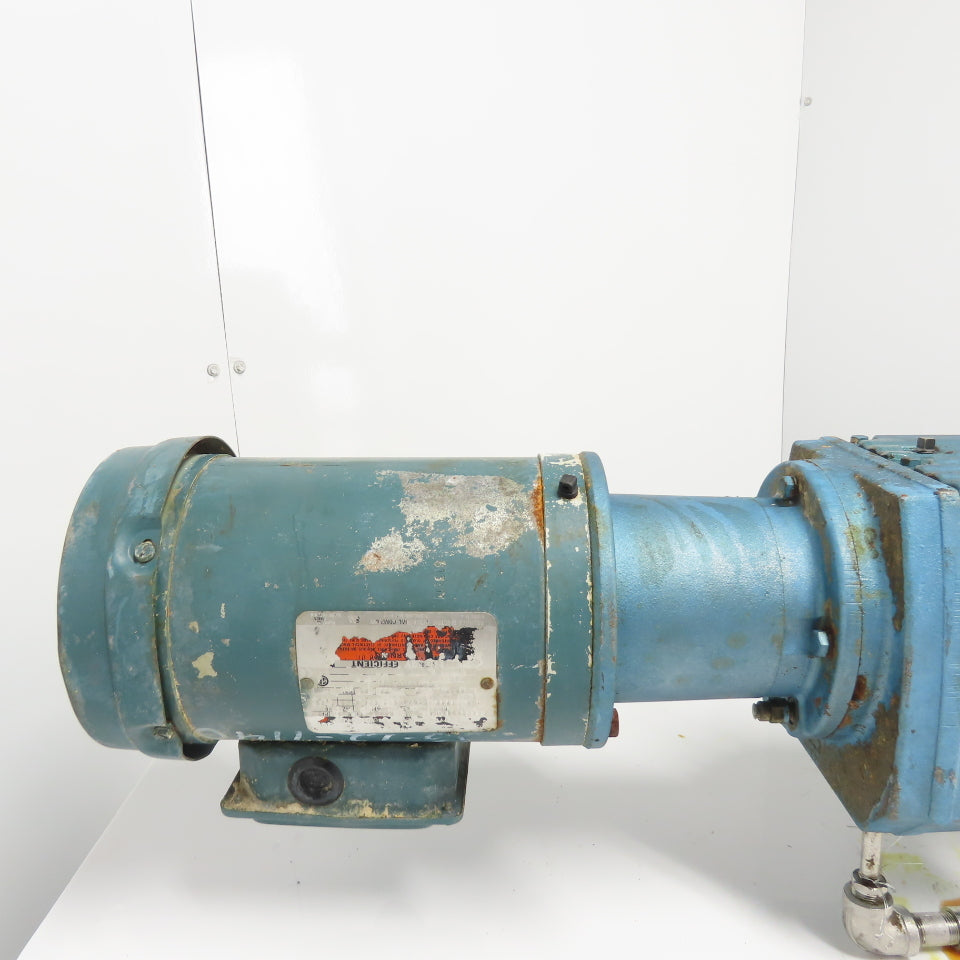 Sew S87R57LP143/56 1332 Ratio Dual Shaft Gear Motor 1.3RPM 230/460V 22,100 Torq