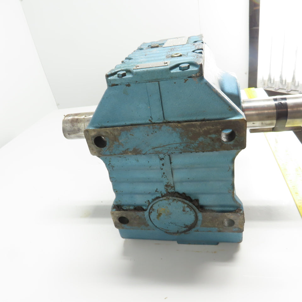 Sew S87R57LP143/56 1332 Ratio Dual Shaft Gear Motor 1.3RPM 230/460V 22,100 Torq