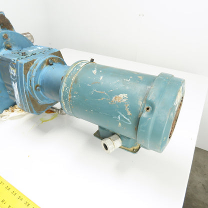 Sew S87R57LP143/56 1332 Ratio Dual Shaft Gear Motor 1.3RPM 230/460V 22,100 Torq