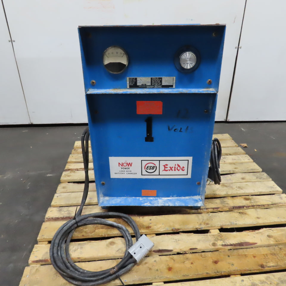 Exide NPC-6-1-510 12V Industrial Battery Charger 510Ah 1PH 220/440V Tested