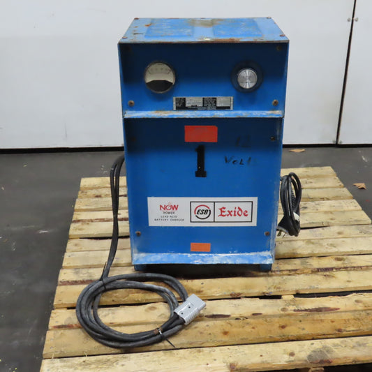 Exide NPC-6-1-510 12V Industrial Battery Charger 510Ah 1PH 220/440V Tested