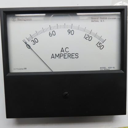 Westinghouse 430-GL 0-150 AC Amp Panel Ammeter